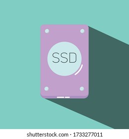 SSD Logo Vector Minimalist Template