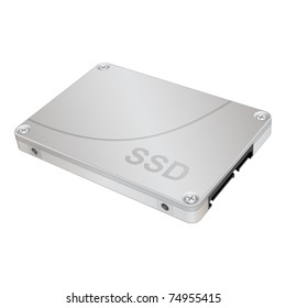 SSD, solid-state drive, vector eps 8