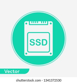 SSD vector icon sign symbol