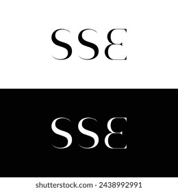 SSE logo. S S E design. White SSE letter. SSE, S S E letter logo design. Initial letter SSE linked circle uppercase monogram logo. design. top logo, Most Recent, Featured,