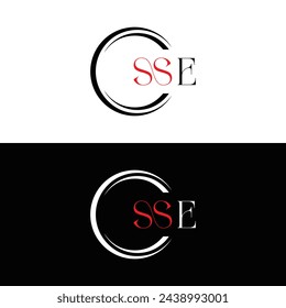 SSE logo. S S E design. White SSE letter. SSE, S S E letter logo design. Initial letter SSE linked circle uppercase monogram logo. design. top logo, Most Recent, Featured,