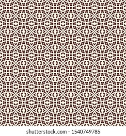 Sseamless pattern with repeated overlapping circles. Round links chain motif. Geometric abstract background. Simple surface texture. Digital paper, textile print, page fill. Vector art