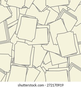 sseamless texture with blank paper sheets in a heap
