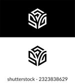 SSG hexagon logo vector.Develop, natural, luxury, modern, finance logo, strong, suitable for your company.