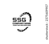 SSG letter logo vector design, SSG simple and modern logo. SSG luxurious alphabet design  