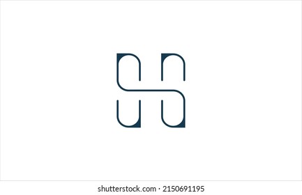SSH logo. Modern SHS or S and S letter logo