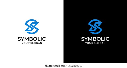 Símbolo del logotipo en forma de S, perfecto para su nuevo logotipo