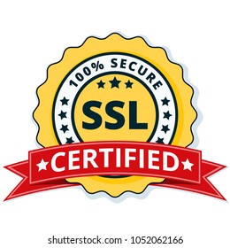 SSL Certified label illustration