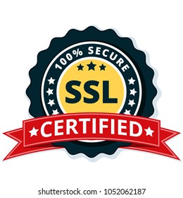 SSL Certified label illustration