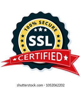SSL Certified label illustration