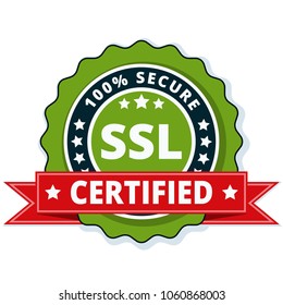 SSL Certified label illustration
