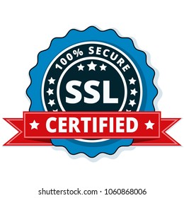 SSL Certified label illustration