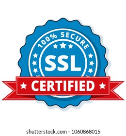 SSL Certified label illustration
