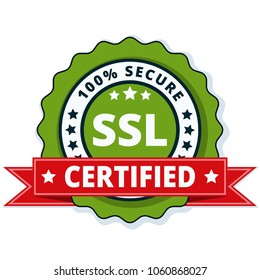 SSL Certified label illustration
