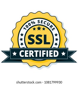 SSL Certified label illustration