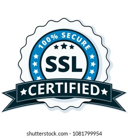 SSL Certified label illustration