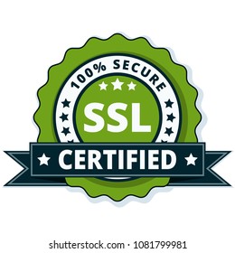 SSL Certified label illustration