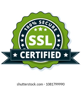 SSL Certified label illustration