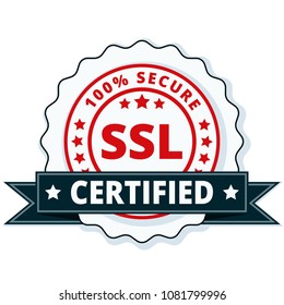 SSL Certified label illustration