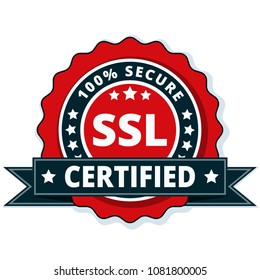 SSL Certified label illustration