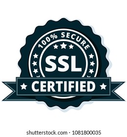 SSL Certified label illustration
