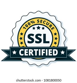 SSL Certified label illustration