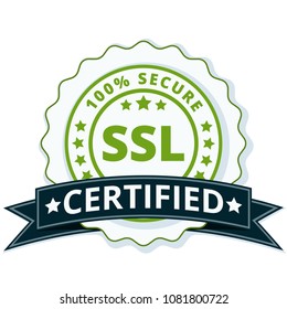 SSL Certified label illustration