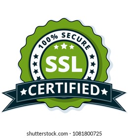SSL Certified label illustration