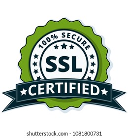 SSL Certified label illustration