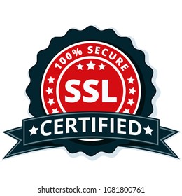 SSL Certified label illustration