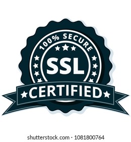SSL Certified label illustration