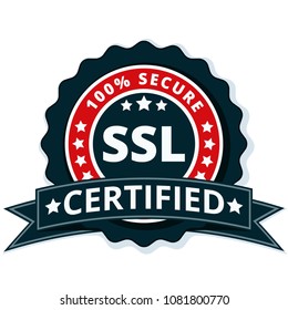 SSL Certified label illustration