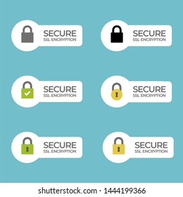 ssl encryption certificate with lock
