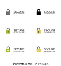 ssl encryption certificate with lock