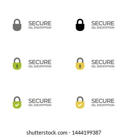 ssl encryption certificate with lock