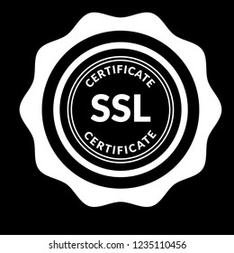 SSL icon,emblem, label, badge,sticker, logo. Designed for your web site design, logo, app, UI