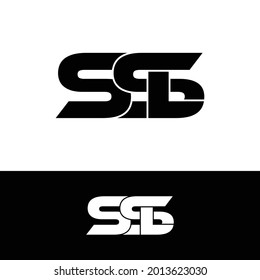 SSL Letter Monogram Logo Design Vector