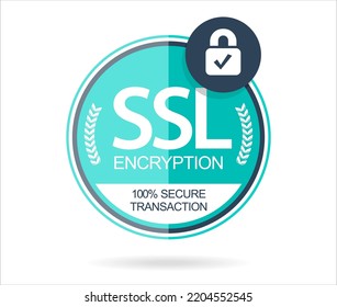 SSL Protection Secure icon vector illustration isolated on white background