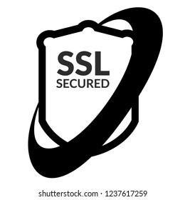 SSL Protection shield guard icon. Security ssl icon,emblem, label, badge,sticker, logo. Designed for your web site design, logo, app, UI