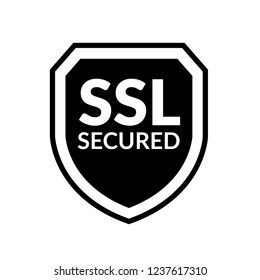 SSL Protection shield guard icon. Security ssl icon,emblem, label, badge,sticker, logo. Designed for your web site design, logo, app, UI