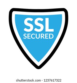 SSL Protection shield guard icon. Security ssl icon,emblem, label, badge,sticker, logo. Designed for your web site design, logo, app, UI