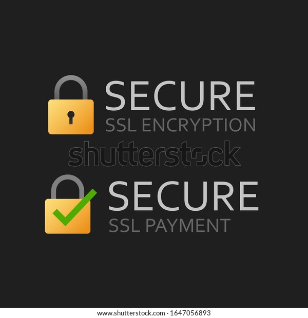 Vector De Stock Libre De Regalias Sobre Icono De Certificado Seguro Ssl O