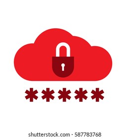 ssl secure icon. password.