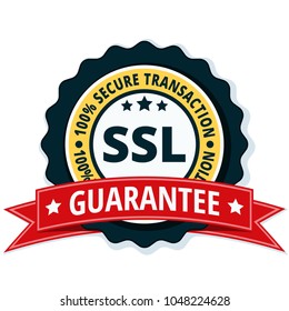 SSL Secure label illustration