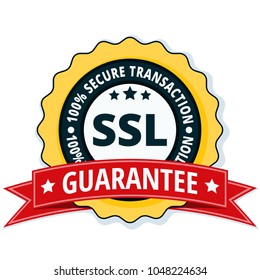 SSL Secure label illustration