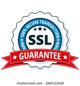 SSL Secure label illustration