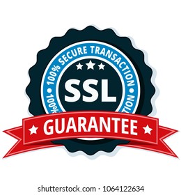 SSL Secure label illustration