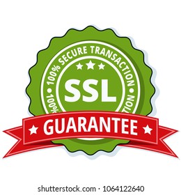 SSL Secure label illustration