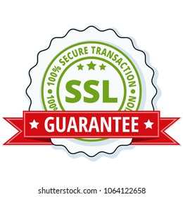 SSL Secure label illustration