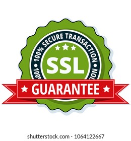 SSL Secure label illustration